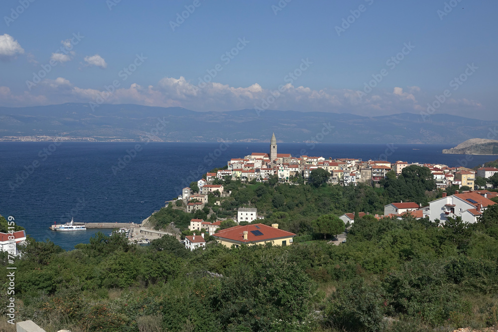 Poster Vrbnik auf Krk, Kroatien