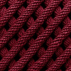 Maroon rope pattern seamless texture