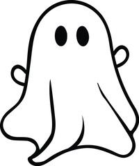 Playful Ghost – Whimsical Spirit Art Print