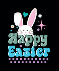 Happy Easter T Shirt Design