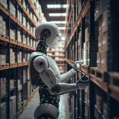 robots in the warehouse, artificial intelligence, supply chain future
