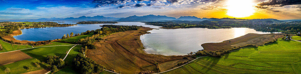 lake chiemsee in bavaria - germany