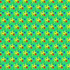 Seamless pattern with stars
