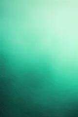 Tuinposter Mint retro gradient background with grain texture © Lenhard