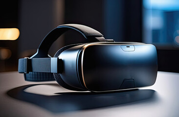 Virtual reality glasses. Metaverse technology concept.