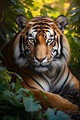 Images of animals in nature. Animals with effects. Wild life. Images made with AI