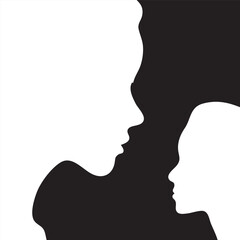 Black and white concept, Black History Month