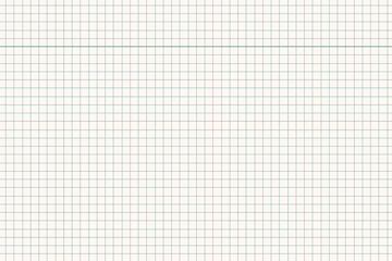 Mathematics paper background. Graph square paper texture. Grid square graph line page of notebook. 