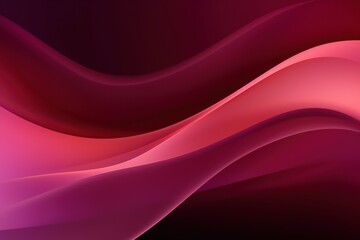 Moving designed horizontal banner with Burgundy. Dynamic curved lines with fluid flowing waves and curves
