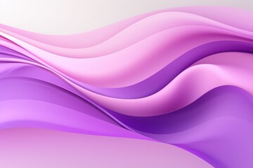 Moving designed horizontal banner with Lilac. Dynamic curved lines with fluid flowing waves and curves