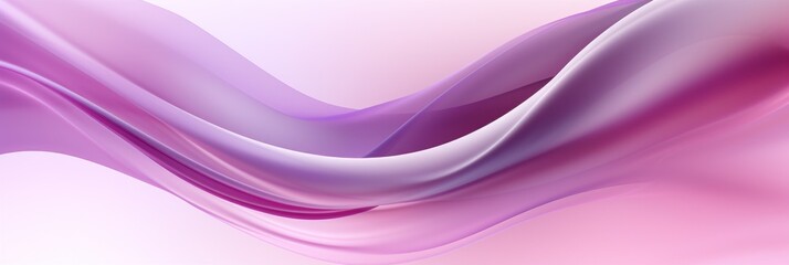 Moving designed horizontal banner with Mauve. Dynamic curved lines with fluid flowing waves and curves