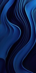 Navy Blue organic lines as abstract wallpaper background design