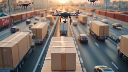 transforming logistics through emerging technologies, drones, autonomous vehicles
