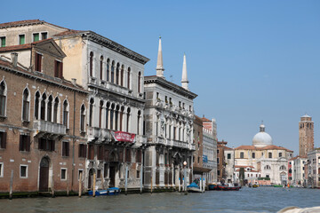 Naklejka premium Italy Venice city view on a sunny spring day