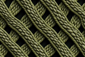 Olive rope pattern seamless texture