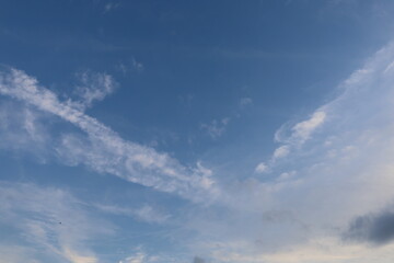 slightly cloudy blue sky background