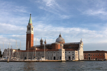 Fototapeta na wymiar Italy Venice city view on a sunny autumn day