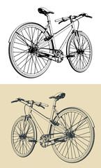 Classic bicycle illustrations