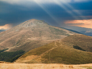 Rain on a mountain peak - Straja