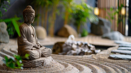 Mindfulness and relaxation spaces zen gardens and serene environments