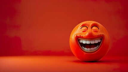 A funny abstract background dedicated to Laughter Day. Laughter funny background illustration with attributes for joke and space for copy. - obrazy, fototapety, plakaty