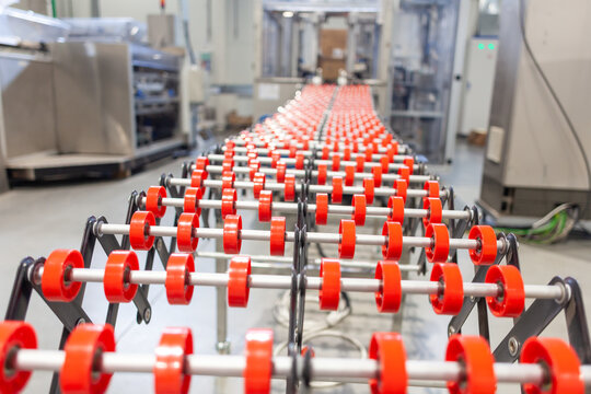 factory production line plastic rollers