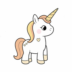 Magical Cute Unicorn Drawings and Stickers: Whimsical Fantasy Creatures for Kids Room Decor, Birthday Party Favors, and DIY Scrapbooking - Adorable Rainbow Unicorn Illustrations