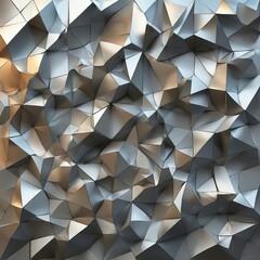 abstract geometric background _An aluminum abstract art with a minimalistic and geometric design.  