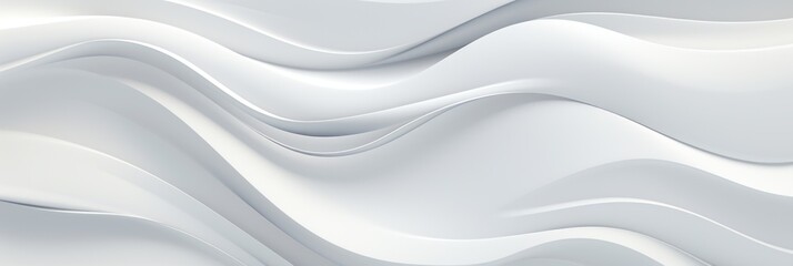 White organic lines as abstract wallpaper background design