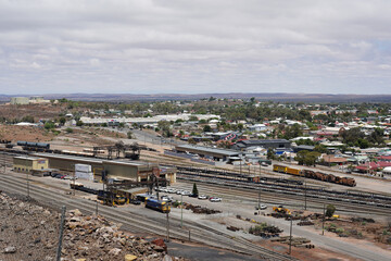 Panoramic view of Broken Hill, New South Wales, Australia