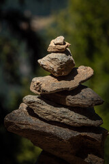 Cairn de montagne en gros