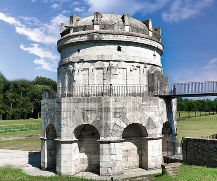 The Mausoleum of Theodoric, in Ravenna, is the most famous funerary building of the Ostrogoths, it is part of the Italian UNESCO World Heritage Sites