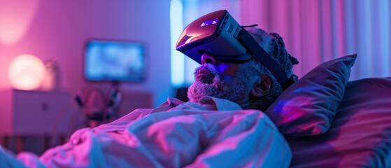 Virtual reality therapy session, where patients confront and overcome their fears in a safe and controlled digital environment