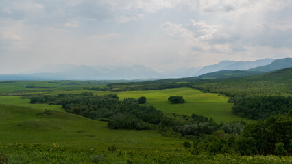 Southern Alberta Landscape near Waterton Lakes National Park, Canada