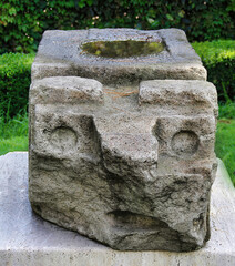 Stone statue from the ancient and mysterious city of Teotihuac&aacute;n (Tenochtitlan) in Mexico