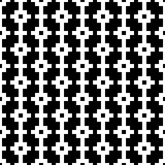 Fototapeta premium Seamless pattern. Ethnical folk image. Figures ornament. Ancient backdrop. Ethnic embroidery background. Tribal wallpaper. Tribe motif. Digital paper for web design, textile print. Vector artwork.