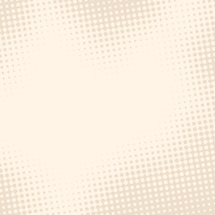 Halftone dots pattern in shades of beige. watercolour on paper texture. space for text. best for poster or flyer design. 