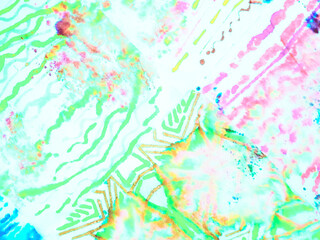 Obraz na płótnie Canvas Rainbow Geometric. Colorful Polka Wallpaper.