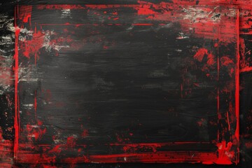  This striking image features bold red accents against a deep black texture, creating a dramatic and mysterious atmosphere
