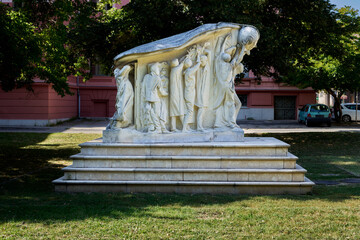 Melocco Miklós 1956 monument from Szeged Freedom butterflies