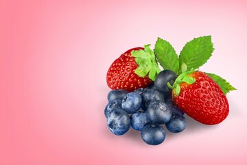 Tasty fresh ripe Mix berries