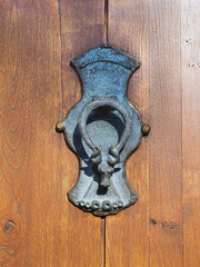 Antique cast door handle