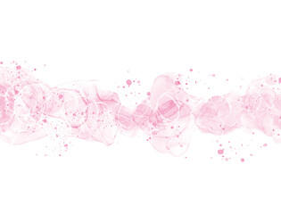  Pink Cloud with Splash Dots Overlay