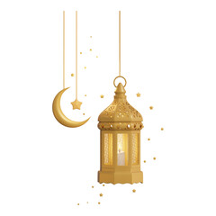 Ramadan 2024 Lantern Illustration
