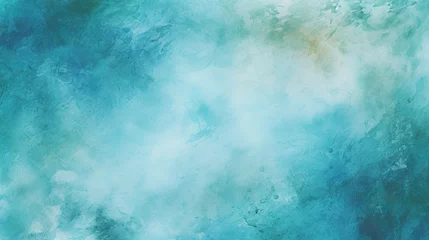  Elegant Blue and Green Abstract Painted Background with Vibrant White and Yellow Accents © StockKing