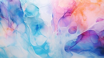 Vibrant Abstract Paint Swirls Captured in a Mesmerizing Colorful Background