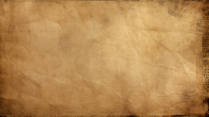 Vintage Aged Paper Texture Overlay with Blank White Sheet for Writing or Drawing Ideas