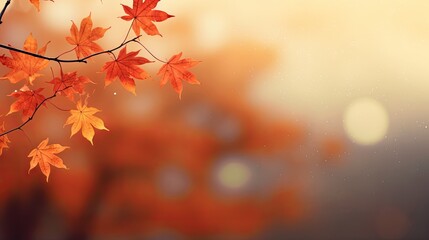 Naklejka na ściany i meble Vivid Autumn Colors: High-Quality Wallpapers Featuring Beautiful Leaves in HD