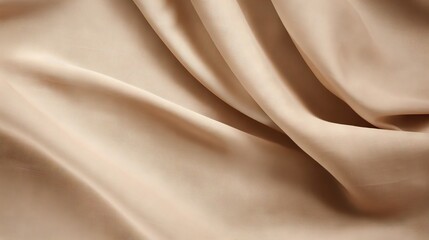 A Close Up of a Beige Fabric with Texture Detail for Background or Design Element