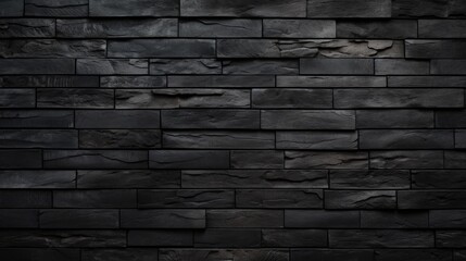 Intriguing Black Stone Texture Over Dark Background - Mysterious and Elegant Wallpaper